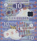 Netherlands: De Nederlandsche Bank 10 Gulden 1997 SPECIMEN, P.99s with red overprint “Specimen” and Specimen number 0215 at lower margin in perfect UN...