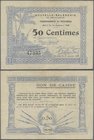 New Caledonia: Trésorerie de Nouméa 50 Centimes L.1918, P.33, vertical fold at center and some tiny spots. Condition: VF+
 [taxed under margin system...
