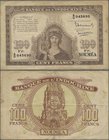 New Caledonia: Banque de l'Indochine 100 Francs ND(1942), P.44, lightly toned paper with several folds. Condition: F+
 [taxed under margin system]