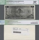 Northern Ireland: Ulster Bank Limited archive photographic proof for 1 Pound, very similar to the issued 1 Pound 1966 #321 for type but with different...