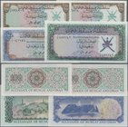 Oman: Sultanate of Muscat and Oman set with 4 banknotes 2x 100 Baisa, ¼ and ½ Rial Saidi ND(1970), P.1, 2, 3, all in perfect UNC condition. (4 pcs.)
...