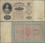 Russia: 100 Rubles 1898, P.5c with signatures KONSHIN/IVANOV in VG/F- condition.
 [taxed under margin system]