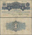 Russia: 1 Chervonets 1926, P.198, some folds and stained paper, condition: F
 [taxed under margin system]