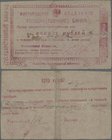 Russia: NORTH CAUCASUS – Kislovodsk 40 Rubles 1919, P.S565, highly rare note in almost well worn condition with larger taped tear at center and small ...