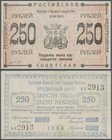 Russia: Kamchatka Provincial National Economic Organization 250 Rubles 1920, P.S1272, almost perfect condition with annotations on back and a few mino...