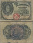 Saint Thomas & Prince: Banco Nacional Ultramarino 2500 Reis 1909, P.8, extraordinary rare banknote with a few larger holes and tears at center, margin...