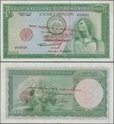 Saint Thomas & Prince: Banco Nacional Ultramarino 1000 Escudos with overprint “Banco Nacional de S. Tomé e Príncipe” 1976, P.48, stronger vertical fol...