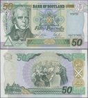 Scotland: Bank of Scotland 50 Pounds 1995, P.122a in perfect UNC condition.
 [taxed under margin system]