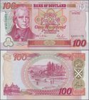 Scotland: Bank of Scotland 100 Pounds 1995, P.123a with low serial number AA001178 in perfect UNC condition.
 [taxed under margin system]