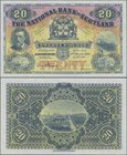 Scotland: The National Bank of Scotland 20 Pounds 1952, P.260c, extraordinary good condition for this large size note with strong paper and bright col...