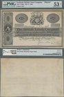 Scotland: The British Linen Bank 100 Pounds 1862 front proof, P.S169p, previously mounted, paper pulls and printers annotations, PMG graded 53 About U...