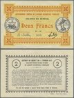 Senegal: Gouvernement Général de l'Afrique Occidentale Française, Colonie du Senegal 2 Francs L.11.02.1917, P.3c, very nice condition with bright colo...