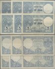 Serbia: Lot with 6 banknotes, all with different dates 1917, P.14a in F+ to VF+ condition. (6 pcs.)
 [taxed under margin system]