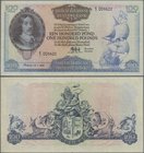 South Africa: Suid-Afrikaanse Reserwebank 100 Pounds 1952, P.101a, highest denomination and a very poular banknote from South Africa in excellent cond...
