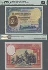 Spain: 500 Pesetas 1935, P.89 with serial number 1933381 in uncirculated condition, PMG graded 65 Gem Uncirculated EPQ
 [taxed under margin system]