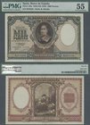Spain: 1000 Pesetas 1940 P. 120a, condition: PMG graded 55 aUNC.
 [plus 19 % VAT]
