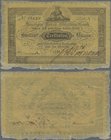 Sweden: Sveriges Rikes Ständers Bank 32 Skillingar Banco 1855 with printed serial numbers, P.A123c, uncirculated with a few minor creases and minor sp...