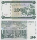 Sweden: 100 Kronor 2005 commemorating the 250th Anniversary of Swedish Paper Mill & Printing Works ”Tumba Bruk”, P.68 in perfect UNC condition.
 [tax...