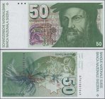 Switzerland: 50 Franken 1987, P.56g in perfect UNC condition.
 [taxed under margin system]