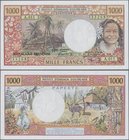 Tahiti: Institut d'Emission d'Outre-Mer – Papeete 1000 Francs ND(1985) with signatures: Billecart & Waitzenegger, P.27d in perfect UNC condition.
 [t...
