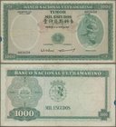 Timor: 1000 Escudos 1968, P.30, lightly toned paper with several folds. Condition: F/F+
 [taxed under margin system]