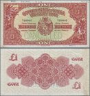 Tonga: Government of Tonga 1 Pound ND(1945) De La Rue Archive SPECIMEN, P.11as with zero serial number, perforation “Cancelled” and printers annotatio...