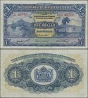 Trinidad & Tobago: 1 Dollar 1942, P.5c, still great original shape with a few soft folds and minor spots only. Condition: F+/VF
 [taxed under margin ...