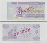 Ukraina: 20.000 Karbovantsiv 1993 SPECIMEN, P.95s1 in perfect UNC condition
 [plus 19 % VAT]