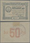 Ukraina: Exchange Voucher of the Administration of Economic Enterprises 50 Rubles 1923 P. S304, the note was never folded, has no holes or tears, only...