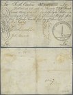 United States of America: Colonial Currency, South Carolina 10 Pounds June 1st 1775 P. NL, Fr. #SC99, used with folds, stronger vertical and horizonta...
