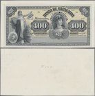 Venezuela: Banco de Maracaibo 400 Bolivares 19xx front proof, P.S222p, glued on cardboard and in UNC condition. Very Rare!
 [taxed under margin syste...