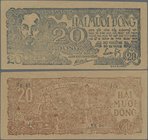 Vietnam: 20 Dong ND(1948), P.25a with watermark ‘Circle and Star’ in UNC condition.
 [taxed under margin system]