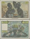 West African States: Banque Centrale des États de l'Afrique de l'Ouest 50 Francs ND(1958), P.1 in perfect UNC condition. Very Rare!
 [taxed under mar...