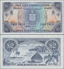 Western Samoa: Bank of Western Samoa 2 Tala ND(1967), P.17b in perfect UNC condition.
 [taxed under margin system]