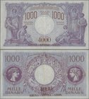Yugoslavia: Kingdom of Serbs, Croats and Slovenes 4000 Kruna on 1000 Dinara ND(1919), P.20, very popular and extraordinary rare banknote in excellent ...
