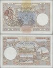 Yugoslavia: Kingdom of Serbs, Croats and Slovenes 1000 Dinara 1920, P.24a, still nice with strong paper and bright colors, small repaired tears along ...