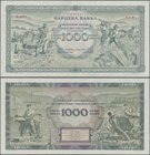 Yugoslavia: 1000 Dinara 1949 unissued series, P.67M in perfect UNC condition. Highly Rare!
 [taxed under margin system]