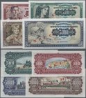 Yugoslavia: SPECIMEN set of the 1963 series with 100, 500, 1000 and 5000 Dinara, P.73s-76s, all in perfect UNC condition. (4 pcs.)
 [taxed under marg...