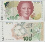 Testbanknoten: Intaglio printed Test Note by Giesecke & Devrient “100 Flora – Marquise de Baglion” with many security features in UNC condition.
 [ta...