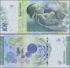 Testbanknoten: Test Note KBA-Notasys 2016, one of three in the Generation Series that depicts the early stages of life with many new and innovative se...