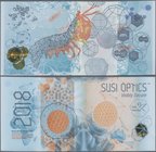 Testbanknoten: 2018 Polymer Test Note “Susi Optics 2018” by KBA-Notasys and some of the industry's leading experts. It features the visually striking ...