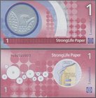 Testbanknoten: Test Note Louisenthal “1 – StrongLife Paper” with Syntech-Substrate. Condition: UNC
 [taxed under margin system]