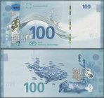 Testbanknoten: Test Note by Louisenthal “100 Water note” 2017 with the RollingStar LEAD foil and RollingStar registered thread and 3D depth effect, wi...