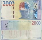 Testbanknoten: Test Note GIESECKE & DEVRIENT / LOUISENTHAL Germany, ”Yvonne 2007” featuring a broad holographic stripe at right with window “Stars”, i...