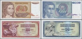 Yugoslavia: 1955/2001 (ca.), ex Pick 69-153, quantity lot with 6244 Banknotes in good to mixed quality, sorted and classified by Pick catalogue number...