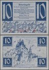 Deutschland - Alliierte Miltärbehörde + Ausgaben 1945-1948: Land Württemberg-Hohenzollern 10 Pfennig 1947, Serie ”D” mit KN 749665*, Ro.215b, kleine F...