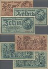 Deutschland - Alliierte Miltärbehörde + Ausgaben 1945-1948: Heidenheim, Landkreis und Stadt, 5, 10 Reichsmark, 15.4.1945, 10 Reichsmark, 4.5.1945, Erh...