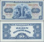 Deutschland - Bank Deutscher Länder + Bundesrepublik Deutschland: 10 DM 1948, Ro.238a in kassenfrischer Erhaltung: UNC ÷ Germany Federal Republic 10 D...