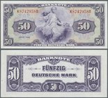 Deutschland - Bank Deutscher Länder + Bundesrepublik Deutschland: 50 DM 1948, Ro.242a in perfekt kassenfrischer Erhaltung. Sehr selten! ÷ Germany Fede...
