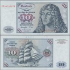 Deutschland - Bank Deutscher Länder + Bundesrepublik Deutschland: Set mit 16 fortlaufend nummerierten Banknoten zu 10 DM 1977, Ro.275a von Seriennumme...